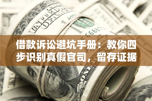 济南借款诉讼避坑手册：教你四步识别真假官司，留存证据不踩雷