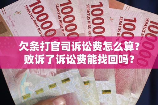 济南欠条打官司诉讼费怎么算？败诉了诉讼费能找回吗？